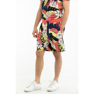 Moschino Multicolor Cotton Swim Shorts