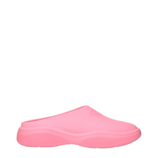 Prada Pink Cotton Slippers