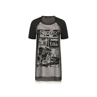 Dsquared² Black Silk Casual Dress