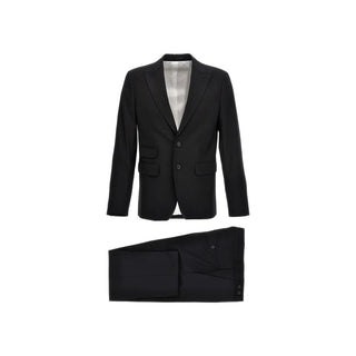 Dsquared² Black Elastane Two-Piece Suit