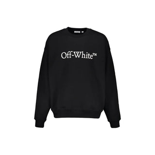 Off-White Black Cotton Sweatshirt