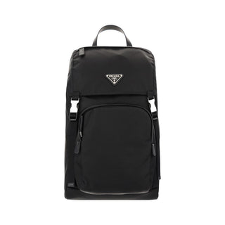 Prada Re-Nylon and Saffiano Leather Backpack