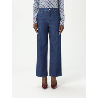 Gucci Blue Cotton Jeans Denim