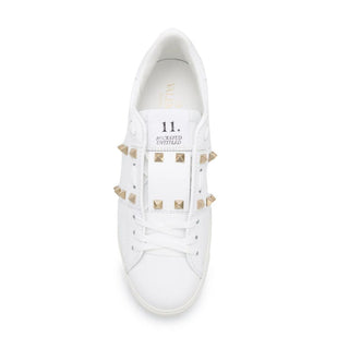 Valentino Garavani White Leather Low Top Sneakers