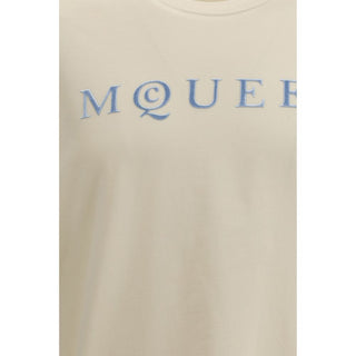 Alexander McQueen Beige Cotton T-Shirt