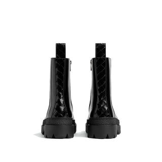 Bottega Veneta Black Calfskin Chelsea Boots