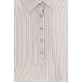 Allude Beige Cashmere Sweatshirt