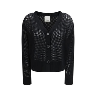 Allude Black Wool Cardigan