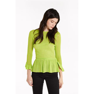 Patrizia Pepe Green Viscose Sweatshirt