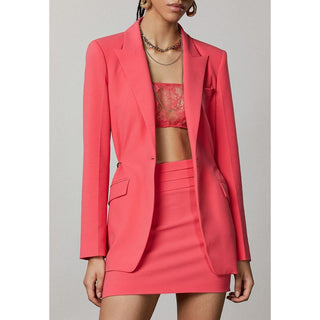 Patrizia Pepe Red Polyester Blazer