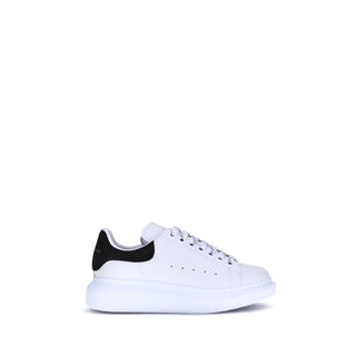 Alexander McQueen White Calf Leather Platform Sneakers