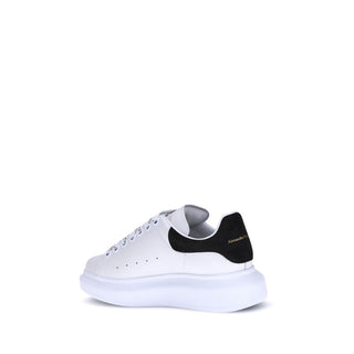 Alexander McQueen White Calf Leather Platform Sneakers