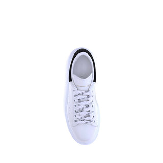 Alexander McQueen White Calf Leather Platform Sneakers