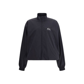 Balenciaga Black Polyester Shell Jacket