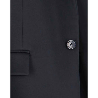 Saint Laurent Black Acetate Coat