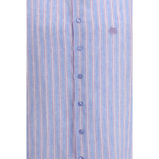 Etro Multicolor Linen Pattern Shirt
