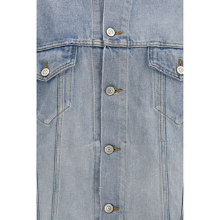 Balenciaga Blue Cotton Denim Jacket