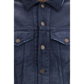 Balenciaga Blue Cotton Denim Jacket