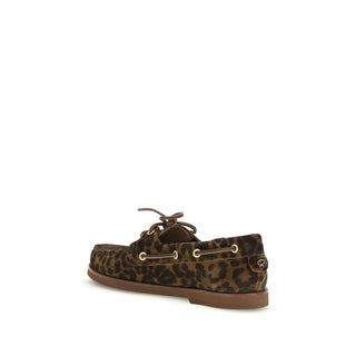 Gianvito Rossi Multicolor Calf Leather Slip-On Loafers