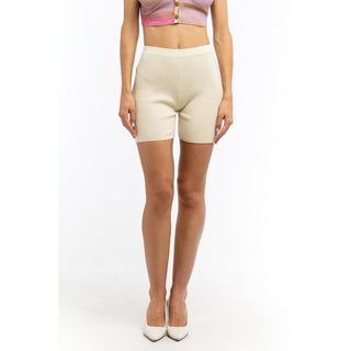Patrizia Pepe Beige Nylon Short And Mini Shorts