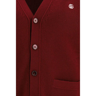 Gucci Bordeaux Wool Cardigan