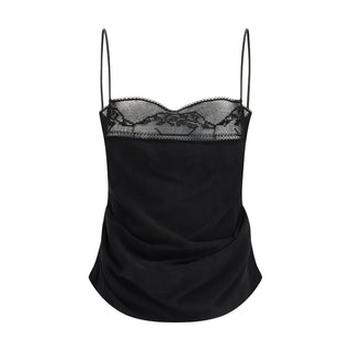 Magda Butrym Black Silk Blouse