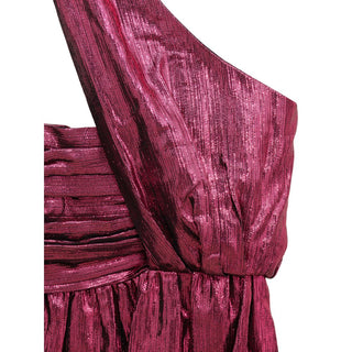 Saint Laurent Fuchsia Viscose Short Dress