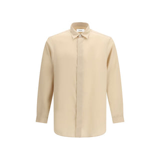 Lardini Beige Tencel Dress Shirt