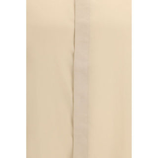 Lardini Beige Tencel Dress Shirt