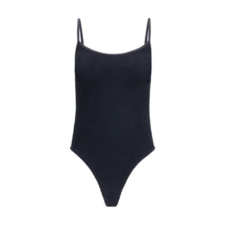 Hunza G Black Polyamide One-Piece Swimsuit