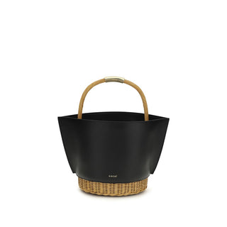 Sacai Black Calf Leather Shoulder Bag