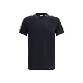 Burberry Check Trim Cotton T-Shirt