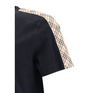 Burberry Check Trim Cotton T-Shirt