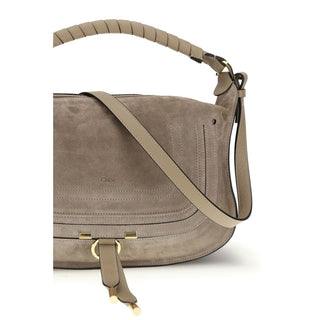 Chloé Beige Calf Leather Bos Taurus Shoulder Bag