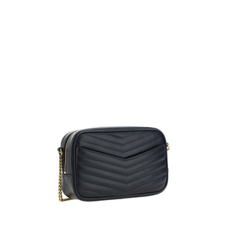 Saint Laurent Black Calf Leather Shoulder Bag