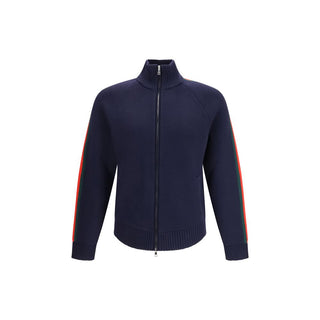 Gucci Blue Wool Full-Length Jacket