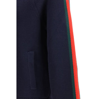 Gucci Blue Wool Full-Length Jacket