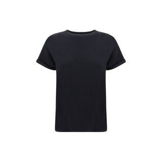 Brunello Cucinelli Black Nylon T-Shirt
