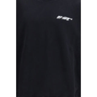Off-White Black Cotton Sweatshirt