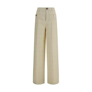 Gucci Beige Cotton Casual Pants