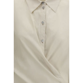 Lemaire Beige Cotton Dress Shirt
