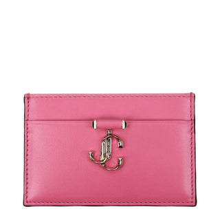 Jimmy Choo Pink Leather Cardholder