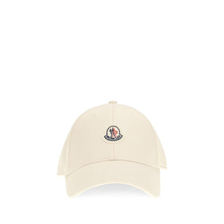 Moncler Beige Cotton Cap (Baseball Hat)