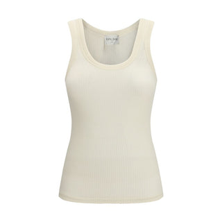 Forte_Forte Beige Wool Oves Aries Sleeveles T-Shirt