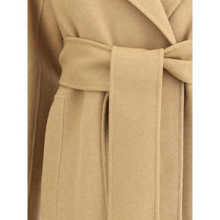 Khaite Beige Wool Coat