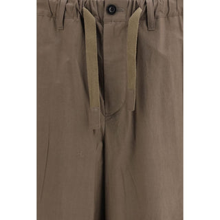 Sacai Brown Cotton Casual Pants