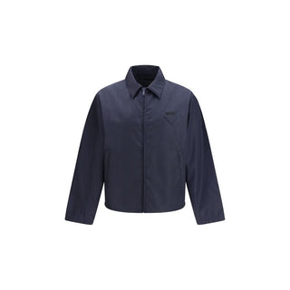 Prada Re-Nylon Shell Jacket Navy