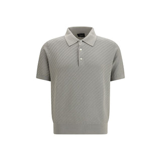 Brioni Beige Cotton Polo Shirt