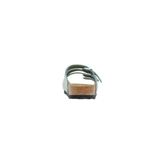 Birkenstock Green Leather Flat Sandals