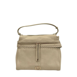 Twinset Beige PU Women Handbag